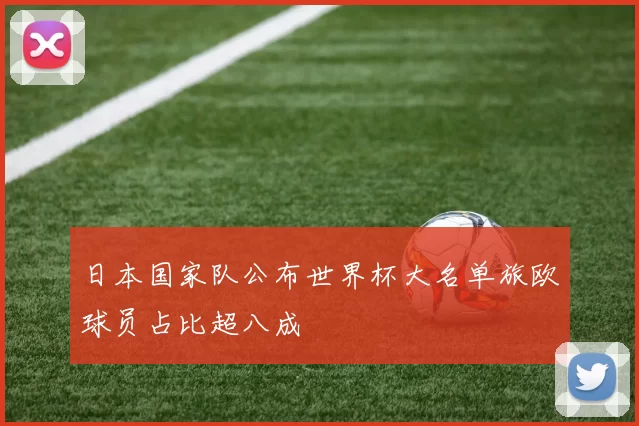日本国家队公布世界杯大名单旅欧球员占比超八成